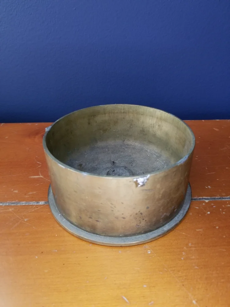 Basic Trench Art Ashtray from WWII