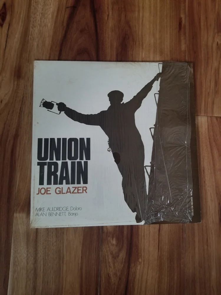 Vintage Vinyl Joe Glazer Union Train Signed Copy
