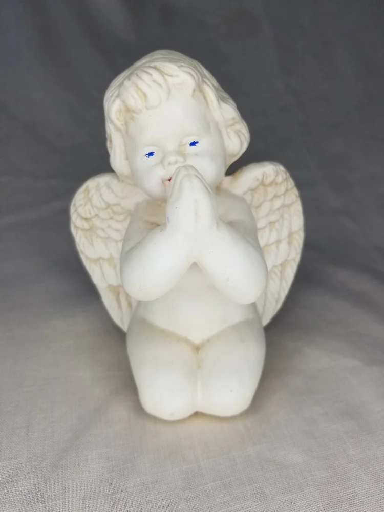 Vintage Caffco USA Pottery Cherub Figure