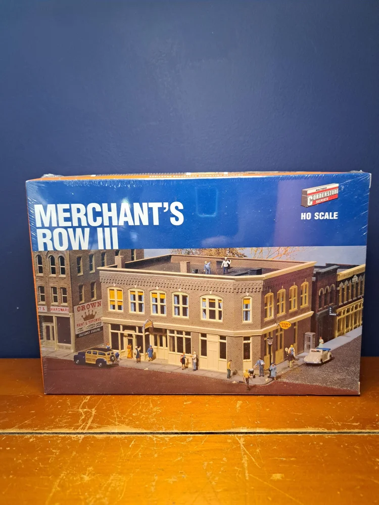 Vintage Train Building Set, Merchant's Row III Kit, Unopened Train Set, Ho Scale