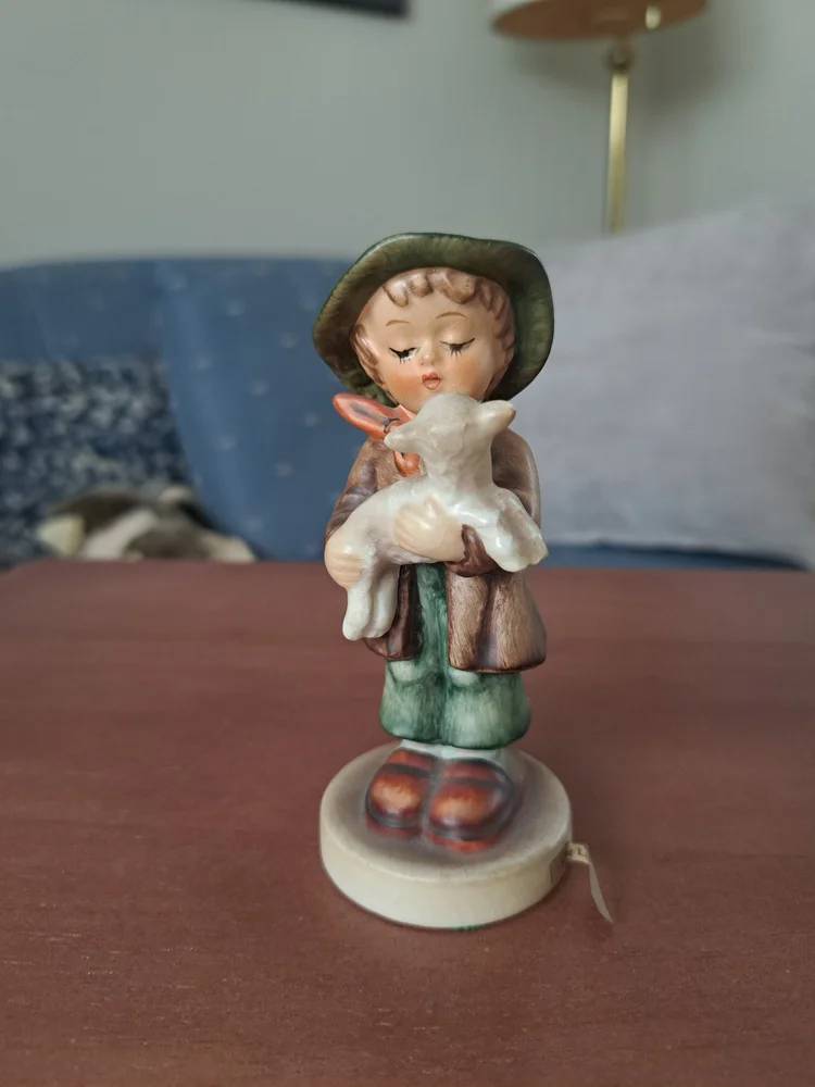 Vintage Hummel The Lost Sheep, Vintage Hummel Figurine, Goebel Hummel Figure, Hummel 68 The Lost Sheep Figurine, 1960s Hummel