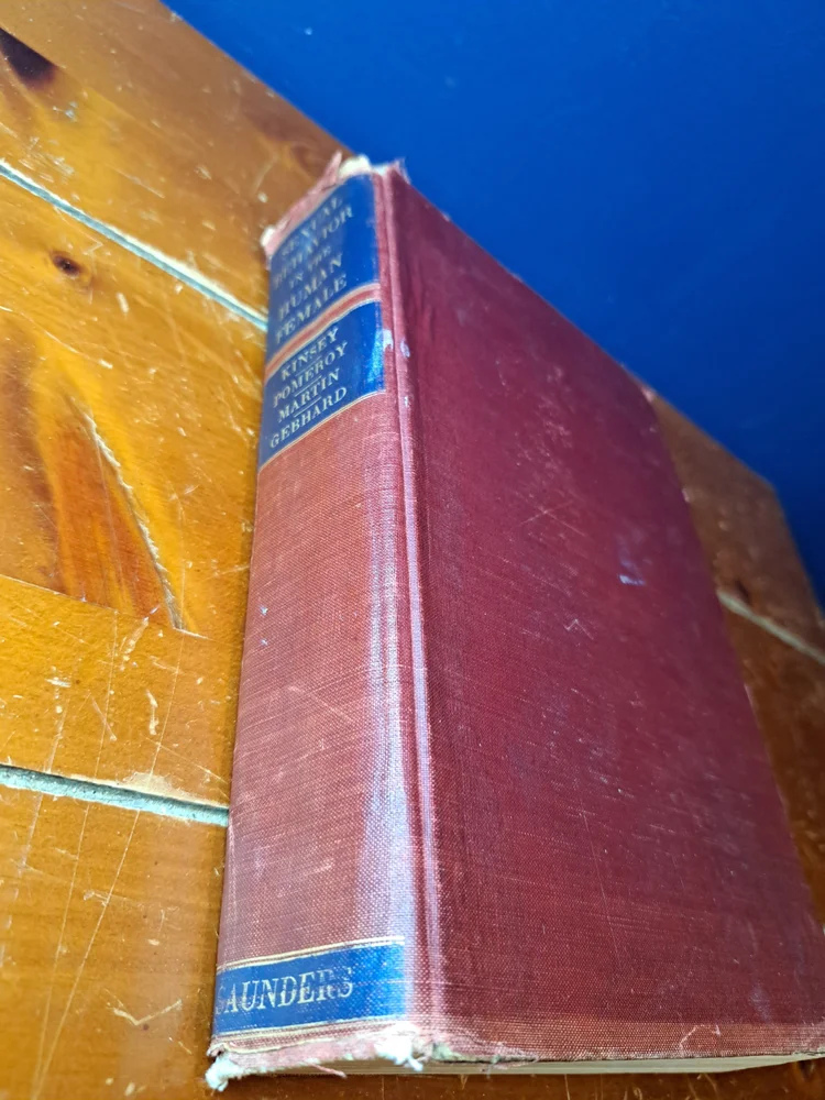 Vintage Literature, Sexual Behavior in the Human Female by Kinsey, Pomperoy, Martin, Gebhard, Rare Vintage Book