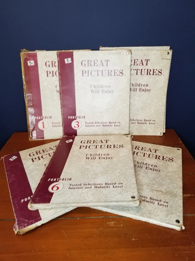 Amazing Vintage Art Instructor Picture Study Series Mary E. Owen, Great Pictures Children Will Enjoy, Vintage Educational Art Booklets
