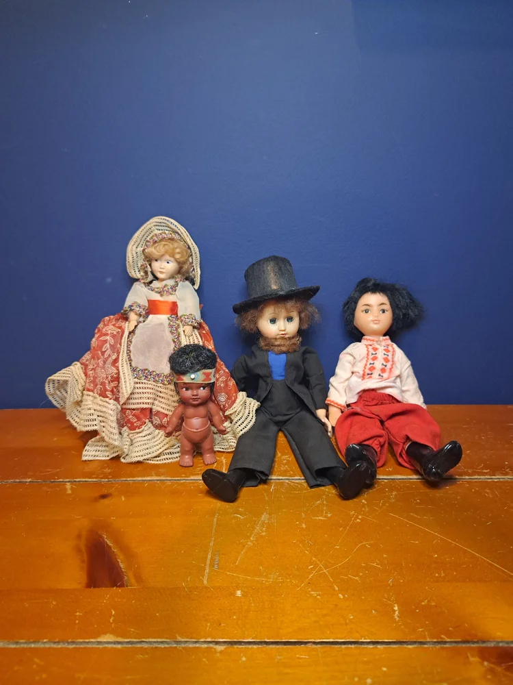 Vintage Collectible Dolls, Vintage French Doll, Vintage Native American Doll, Vintage Amish Doll, Vintage Russian Doll, Unique Vintage Dolls