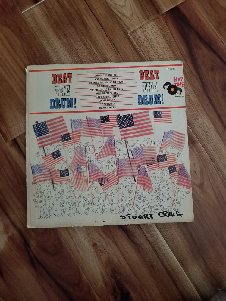 Vintage Vinyl Happy Times Records Beat The Drum The Favorite Marches Of America's Children