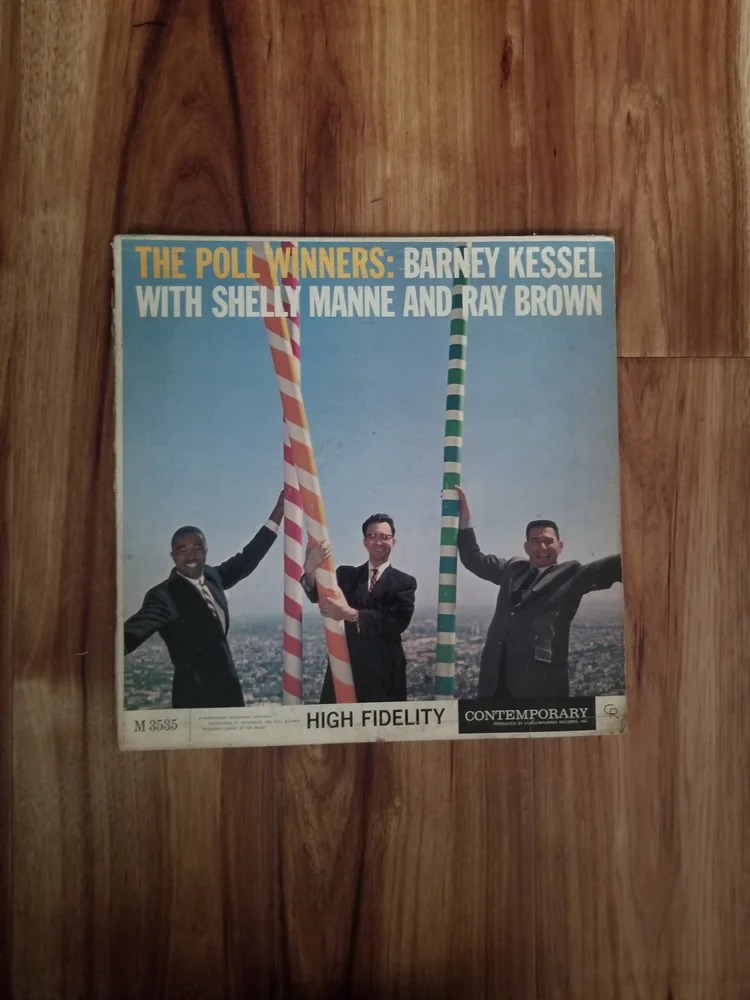Vintage Vinyl The Poll Winners Barney Kessel with Shelly Manne and Ray Brown M3535