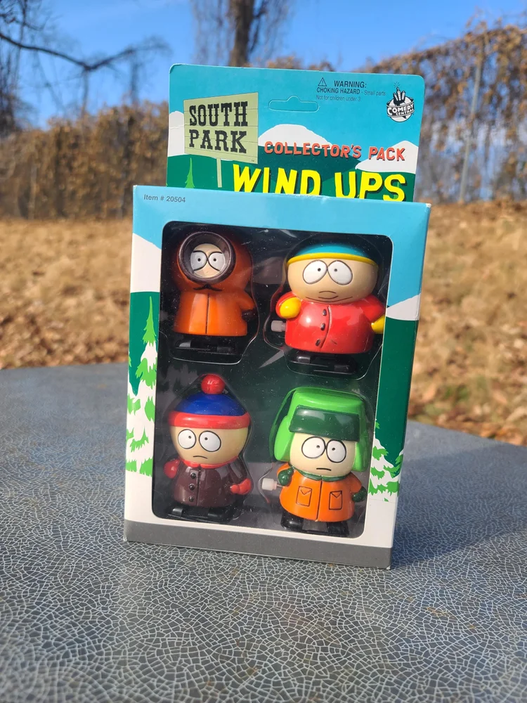 Original Southpark Wind Up Toys, 1998, Comedy Central Official South Park Wind Up Toys