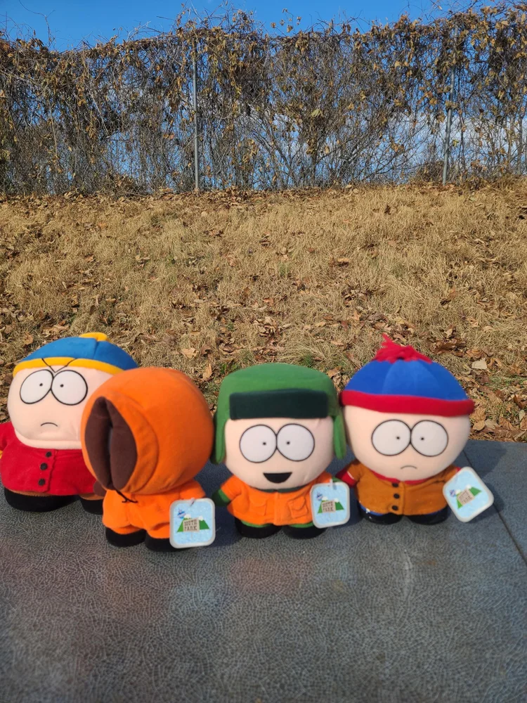 Southpark Plush Figures, 1998 Comedy Central's South Park Plush Toy Characters with Original Tags